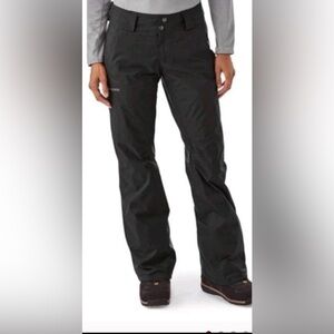 Patagonia women’s Snowbelle H2No Recco black medium ski snowboard pants